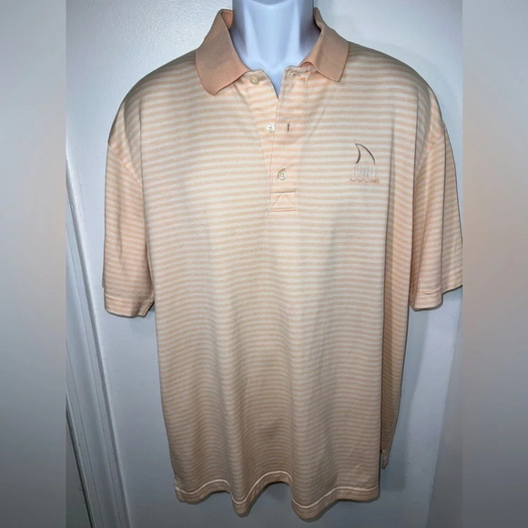 Greg Norman,L, Tiburon- Naples play dry 60/2 mercerized,short sleeve, polo shirt - Picture 1 of 6